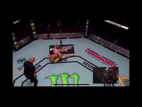 A client's performance at UFC 250